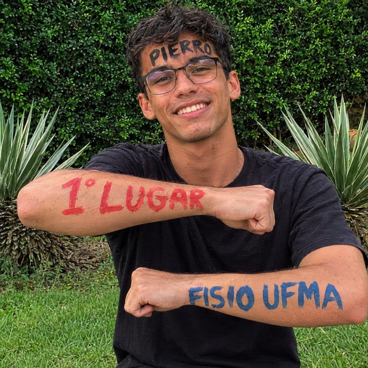 Aluno aprovado em 1º lugar em Fisioterapia na UFMA